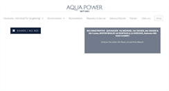 Desktop Screenshot of 1a-aquapower.de