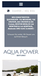 Mobile Screenshot of 1a-aquapower.de